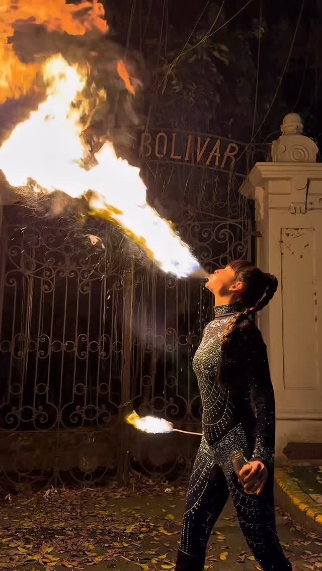 JAWARA performing fire breathing